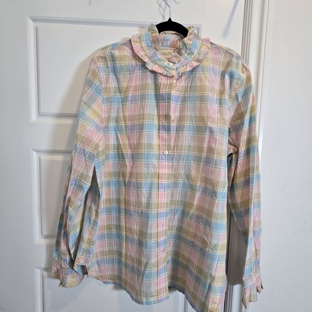 J. Crew Vintage Inspired Multicolor Plaid Shirt